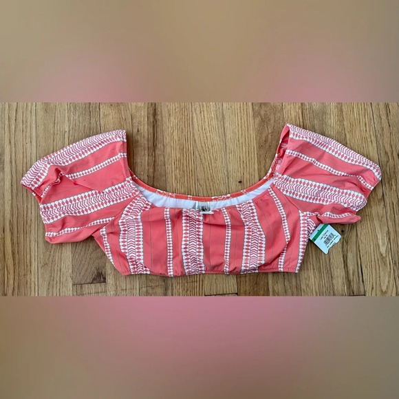 Lemlem Lucia Pouf Crop Bikini Top - Picture 3 of 6